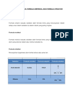 Formula Molekul, Formula Empirik Dan Formula Struktur