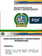 Perfil Curso Antisecuestro Internacional