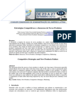 Estratégias Competitivas e o Insucesso de Novos Produtos