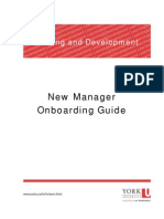 New Manager Onboarding Guide