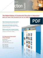 Construction: This Digital Edition of Construction Executive Is Interactive!
