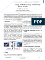 The NC Machining Post-Processing Technology Based On UG