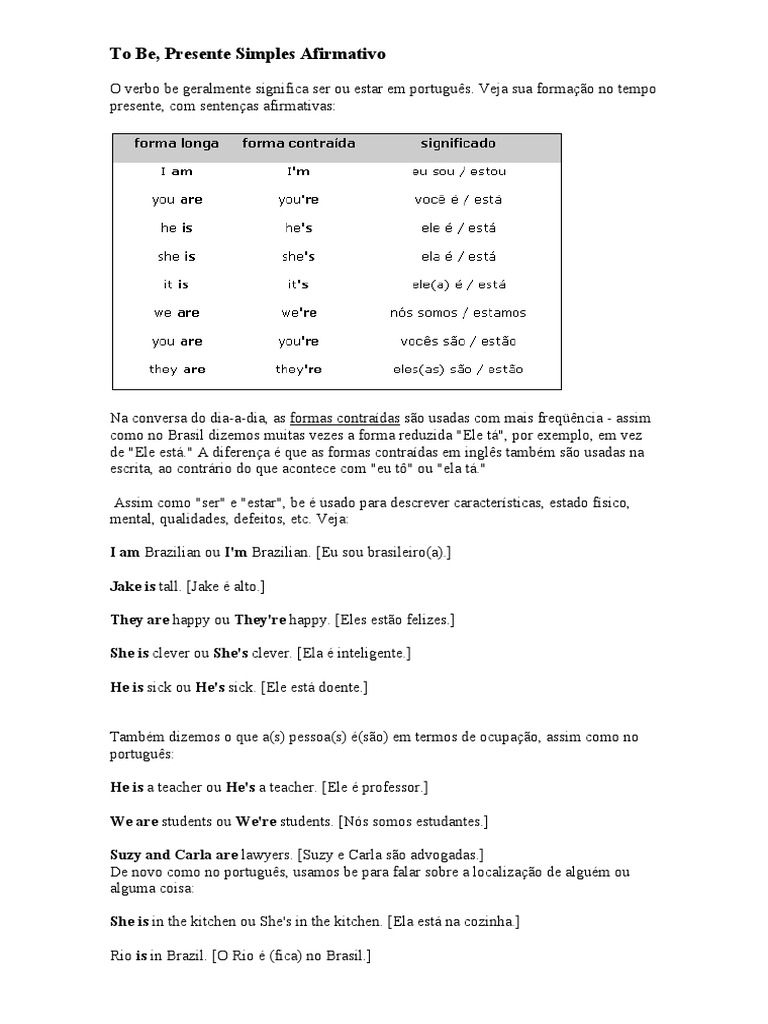 Ingles Gramatica Basica | PDF | Assunto (gramática) | Pronome