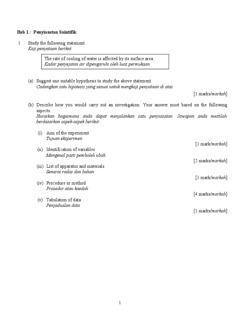 Soalan Nombor 10 Sains Spm Pdf