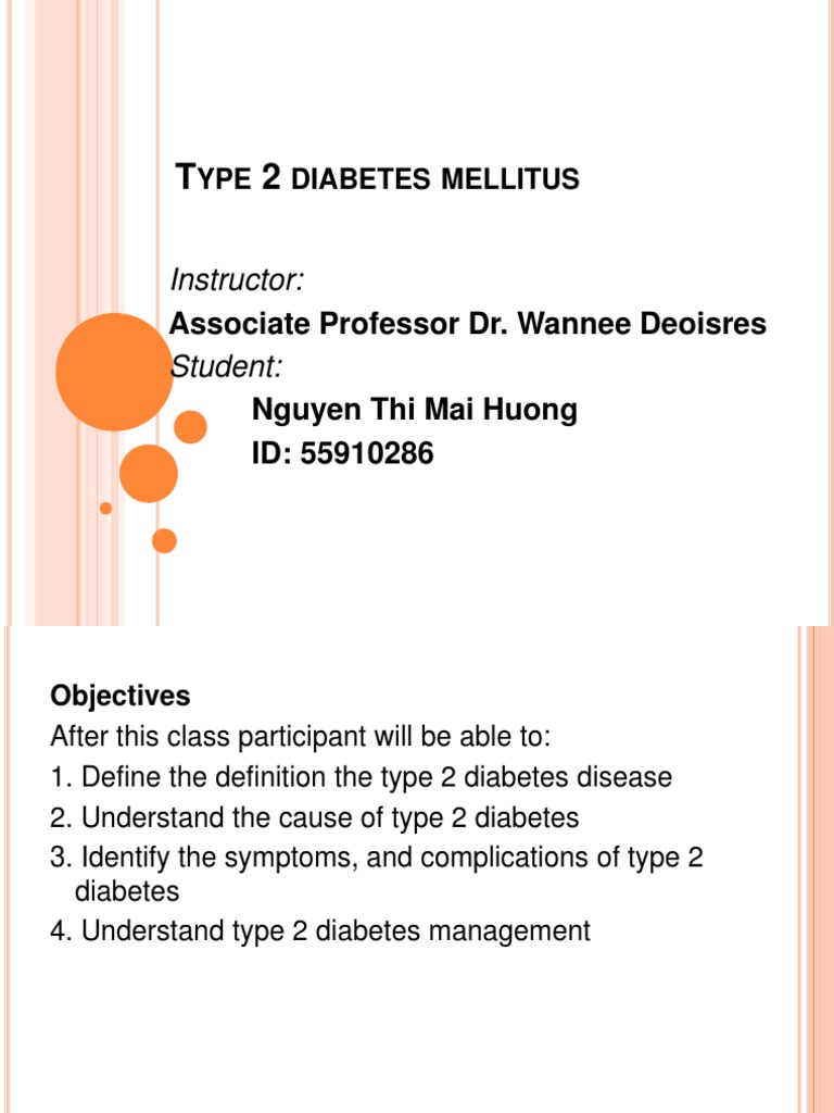 Type 2 Diabetes Mellitus | PDF | Diabetes Mellitus | Diabetes Mellitus ...