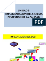 Unidad 5 SGC e Implementacion Obj, Poli