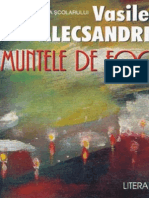 Alecsandri Vasile - Muntele de Foc (Aprecieri)