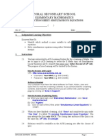 2E NA Instruction Sheet (Homebased ELearning Program)