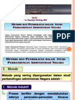 Metode Dan Pendekatan Dalam Studi Perbandingan Administrasi Negara