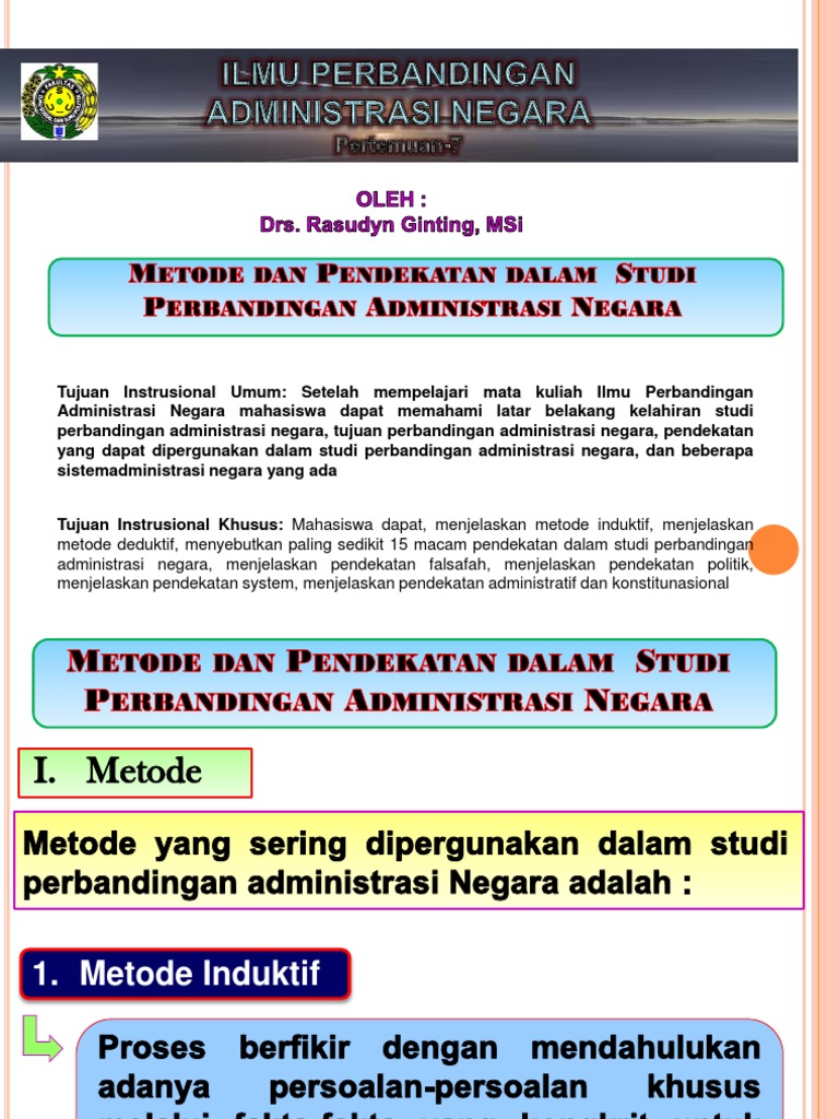 Studi Perbandingan In English