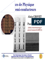 Cours de Physique Des Semi Conducteur PDF