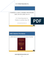 CHANGES in AISC's SEISMIC PROVISIONS: AISC 341-05 To AISC 341-10
