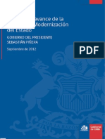 Libro, Informe de avance de la Agenda de Modernización del Estado[1]