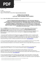 Download AFFIDAVIT OF TRUTH ACTUAL AND CONSTRUCTIVE NOTICEJeffrey- Thomas Maehr ID 000000000 by docsokrates SN17274756 doc pdf