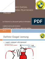 Penanganan Gagal Jantung Pada Pelayanan Primer (Dr. Todung)