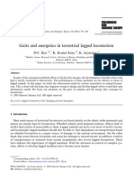 Gaits and Energetics in Terrestrial Legged Locomotion