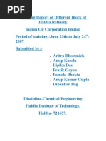 Download Training Report of Different Block of Haldia Refinery by neo_868686 SN17275653 doc pdf