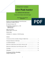 8964154 Auster Paul Gerard de Cortanze Dossier Paul Auster La Soledad Del Laber
