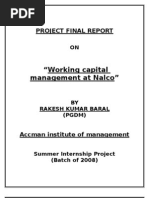 Download Summer Training Report on Working Capital Mangement by rakesh kumar baral SN17275993 doc pdf