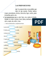 Guia Elaborada Las Preposiciones 2°