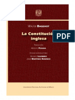 Bagehot, La Constitucion Inglesa, Caratula, D, PDF