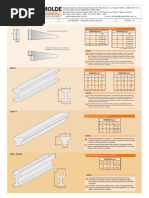 Seções usuais de vigas protendidas