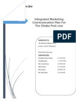 Integrated Marketing Plan For Dhaka Post