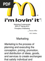 Fundamentals of Marketing