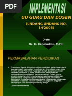 Download Implementasi Uu Guru  Dosen by ervianf SN17278890 doc pdf
