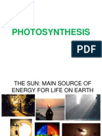 Photosynthesis - LECTURE(2!4!13) 