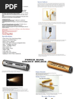 Power Bank Instructions