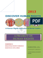 A Project On Human Rights: Submitted By: Ashish Narain