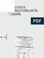 Calculul Structurilor În Cadre