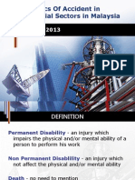 Statistik Kemalangan Dalam Industri Di Malaysia (2009-2013)