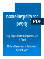 Lez Management of Dev Income Inequality and Poverty, 14 Marzo 2012