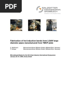 Fabrication of Hot Induction Bends - Mannesmann