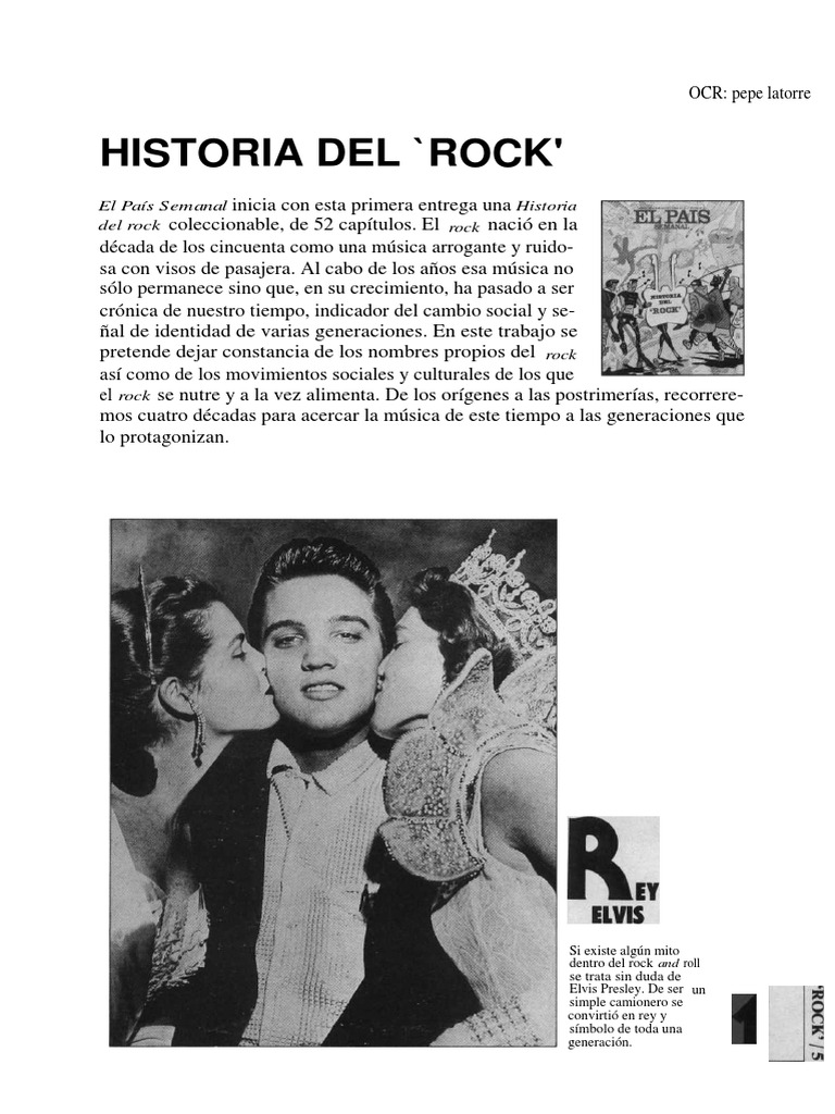 El Pais - La - Historia.del - Rock, PDF, Rock and roll
