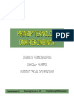 Prinsip Teknologi Dna Rekombinan 2010 - 2