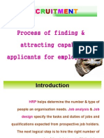 Process of Finding & Attracting Capable Applicants For Employment