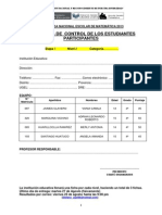 Ficha de Inscripcion - Chosica