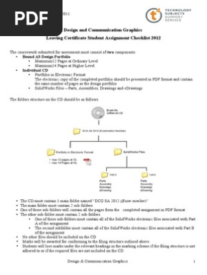 student assignment checklist 2010