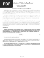 Att - Frict - Capstan Equation