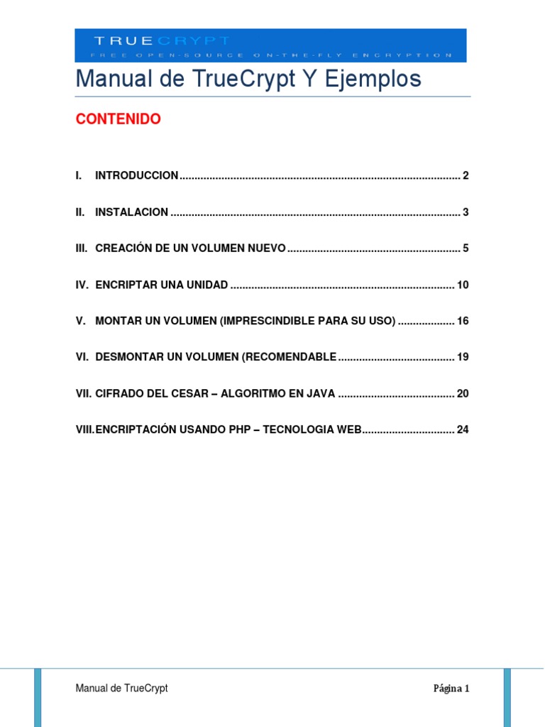 Manual de TrueCrypt | PDF | Áreas de informática | Software del sistema