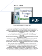 Terabyte Image Crack e Serial