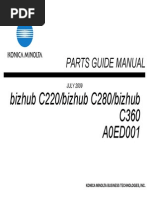 Download Konica Minolta Bizhub C220 C280 C360 parts catalog by Yury Kobzar SN172857154 doc pdf