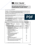 MAA Takaful School Children Personal Accident Plan