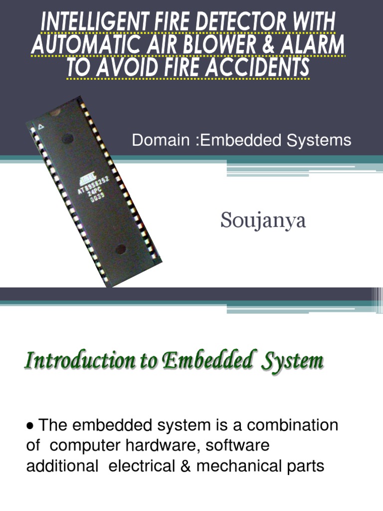 Intelligent Fire Detector System | PDF | Microcontroller | Embedded System