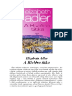 Elizabeth Adler: A Riviera Titka
