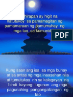 Ang Kahirapan Ay Higit Na Natutukoy Sa Pamamagitan NG Pamamaraan NG Pamumuhay NG Mga Tao Sa Kumunidad