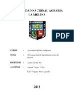 Determinación de la digestibilidad in vitro del almidón del pan blanco de molde